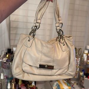White Coach Bag
